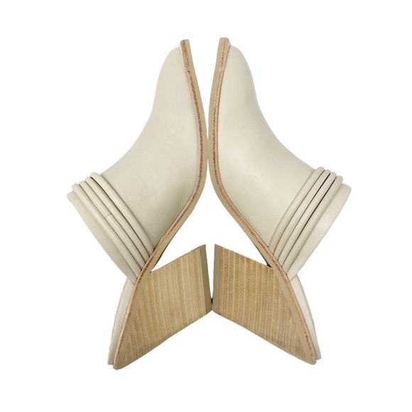 NEW Dolce Vita Sita Mules Sand Nubuck Off White Size 7.5 - Picture 9 of 13